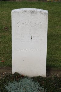 Les Baraques Military Cemetery Sangatte - Mohamed Ali Houssein, 